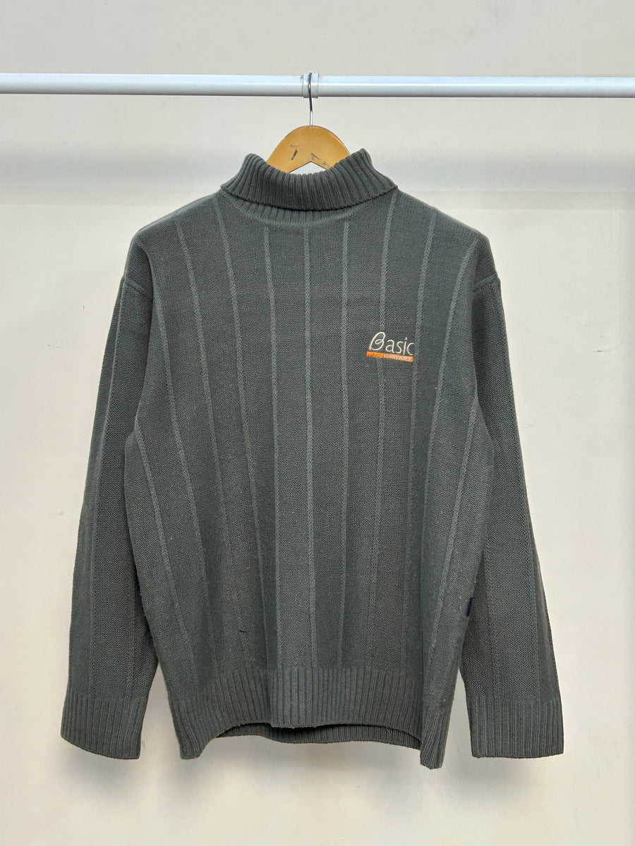 MOCK NECK SWEATER (L)